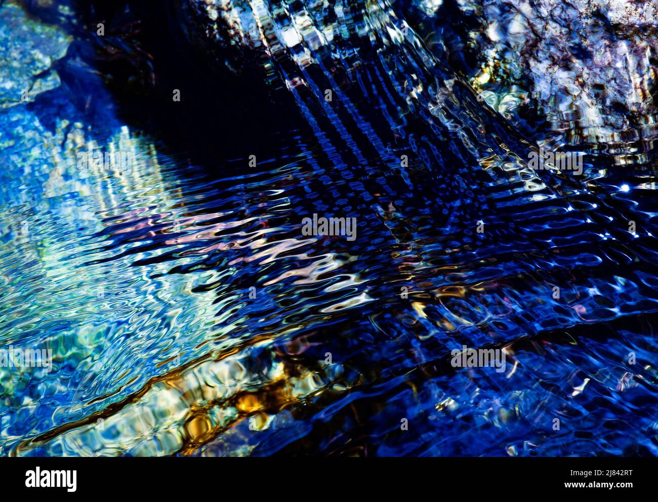 Blue water waves surface beautiful hi-res stock photography and images ...