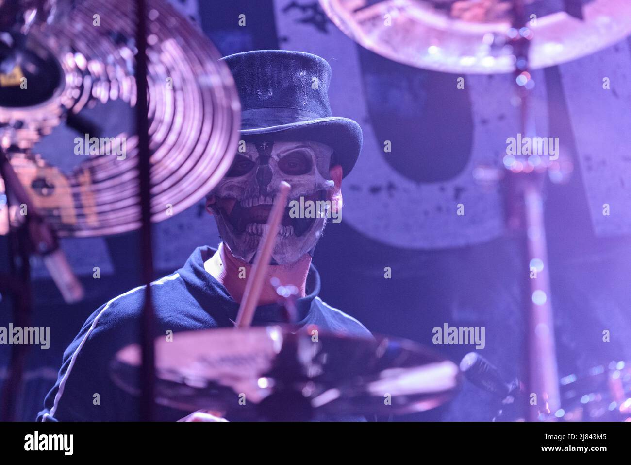 Munich, Germany. 11th May, 2022. Frank „Süd“ Jooss (drums) from Haematom during the Danke fuer die Liebe - Freak Tour 2022 at Backstage, Munich. Sven Beyrich Credit: SPP Sport Press Photo. /Alamy Live News Stock Photo