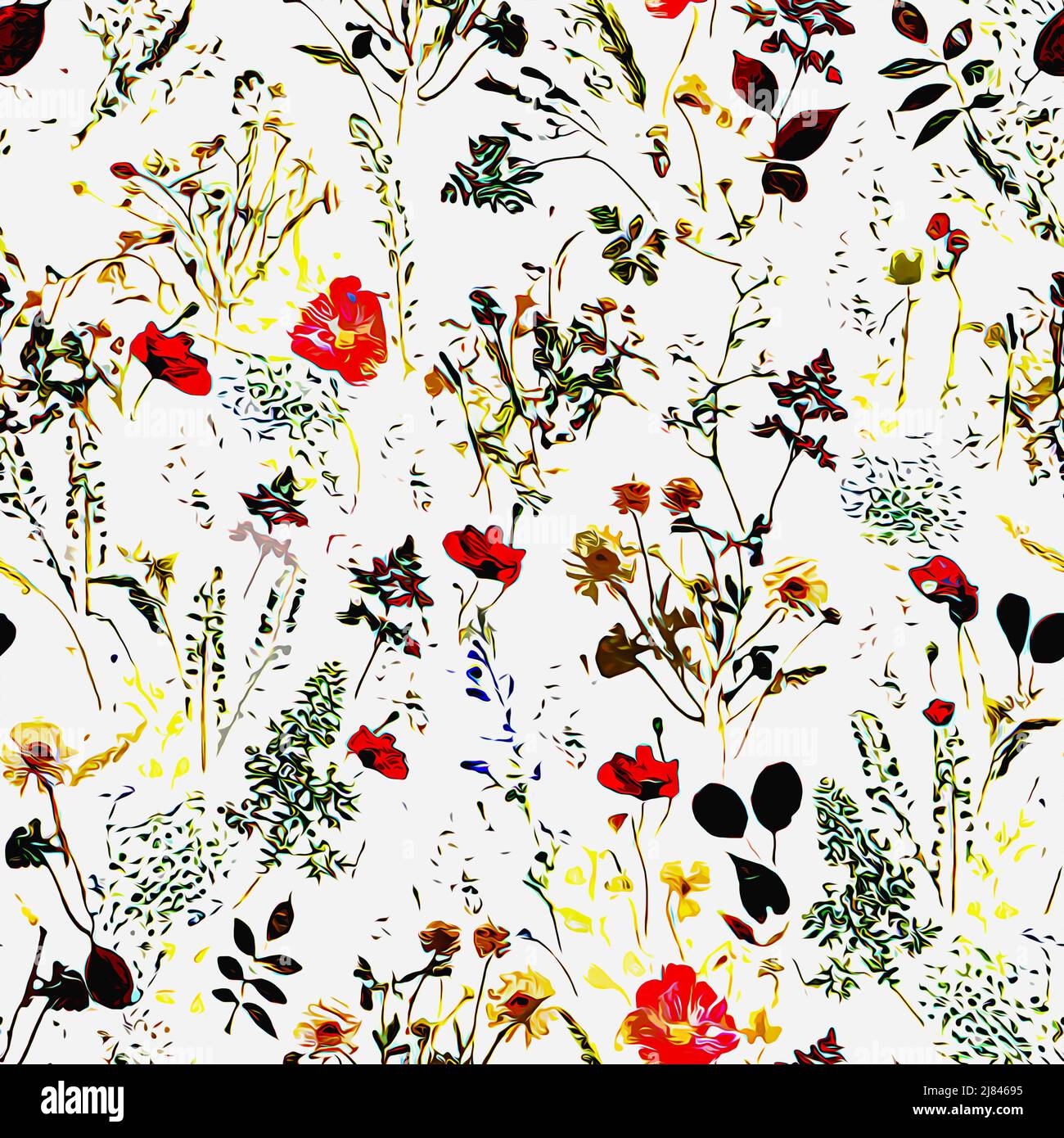 Printed Patterns Textile and wallpaper seamless patterns. A printable digital ...
