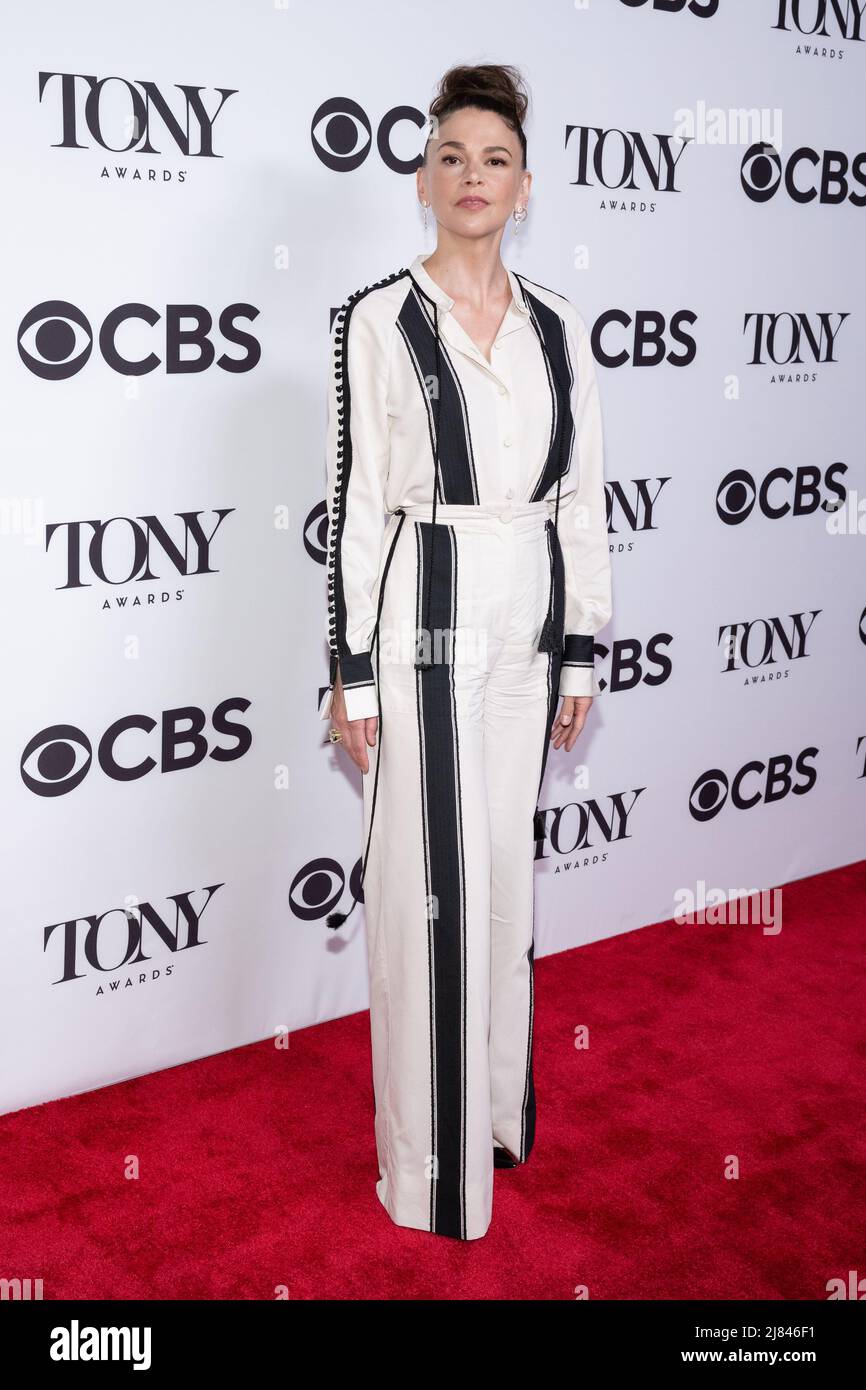 New York, United States. 12th May, 2022. Sutton Foster arrives at the 75th Annual Tony Awards Meet The Nominees Press Day on May 12, 2022 at the Sofitel New York in New York City. Photo by Gabriele Holtermann/UPI Credit: UPI/Alamy Live News Stock Photo
