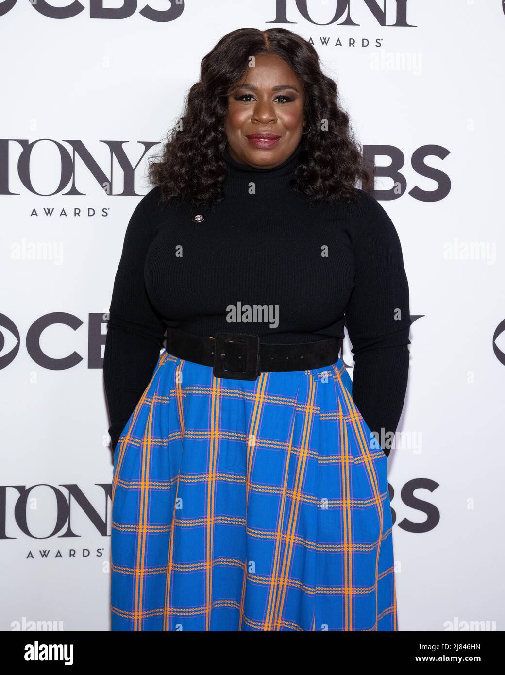 New York, United States. 12th May, 2022. Uzo Aduba arrives at the 75th Annual Tony Awards Meet The Nominees Press Day on May 12, 2022 at the Sofitel New York in New York City. Photo by Gabriele Holtermann/UPI Credit: UPI/Alamy Live News Stock Photo