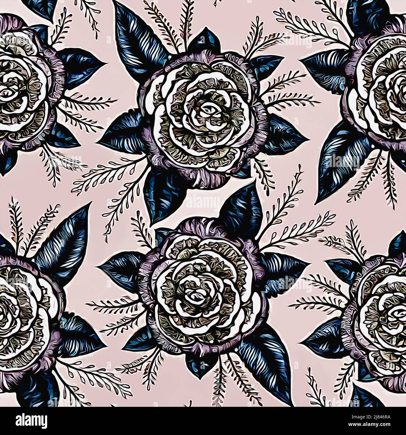 Printed Patterns Textile and wallpaper seamless patterns. A printable digital ...