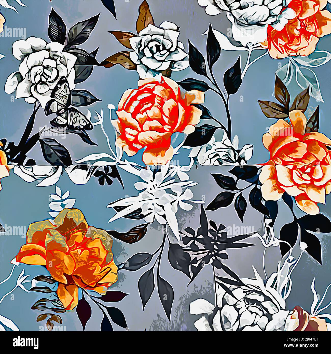 Printed Patterns Textile and wallpaper seamless patterns. A printable digital ...