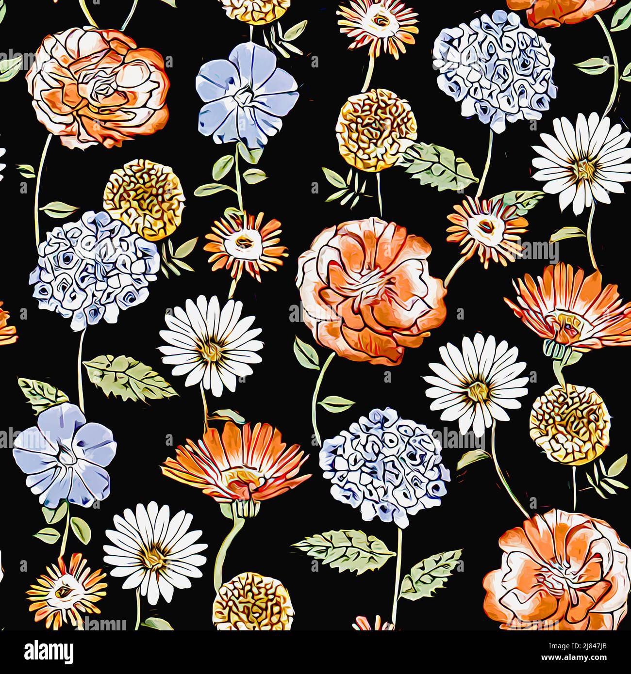 Printed Patterns Textile and wallpaper seamless patterns. A printable digital ...