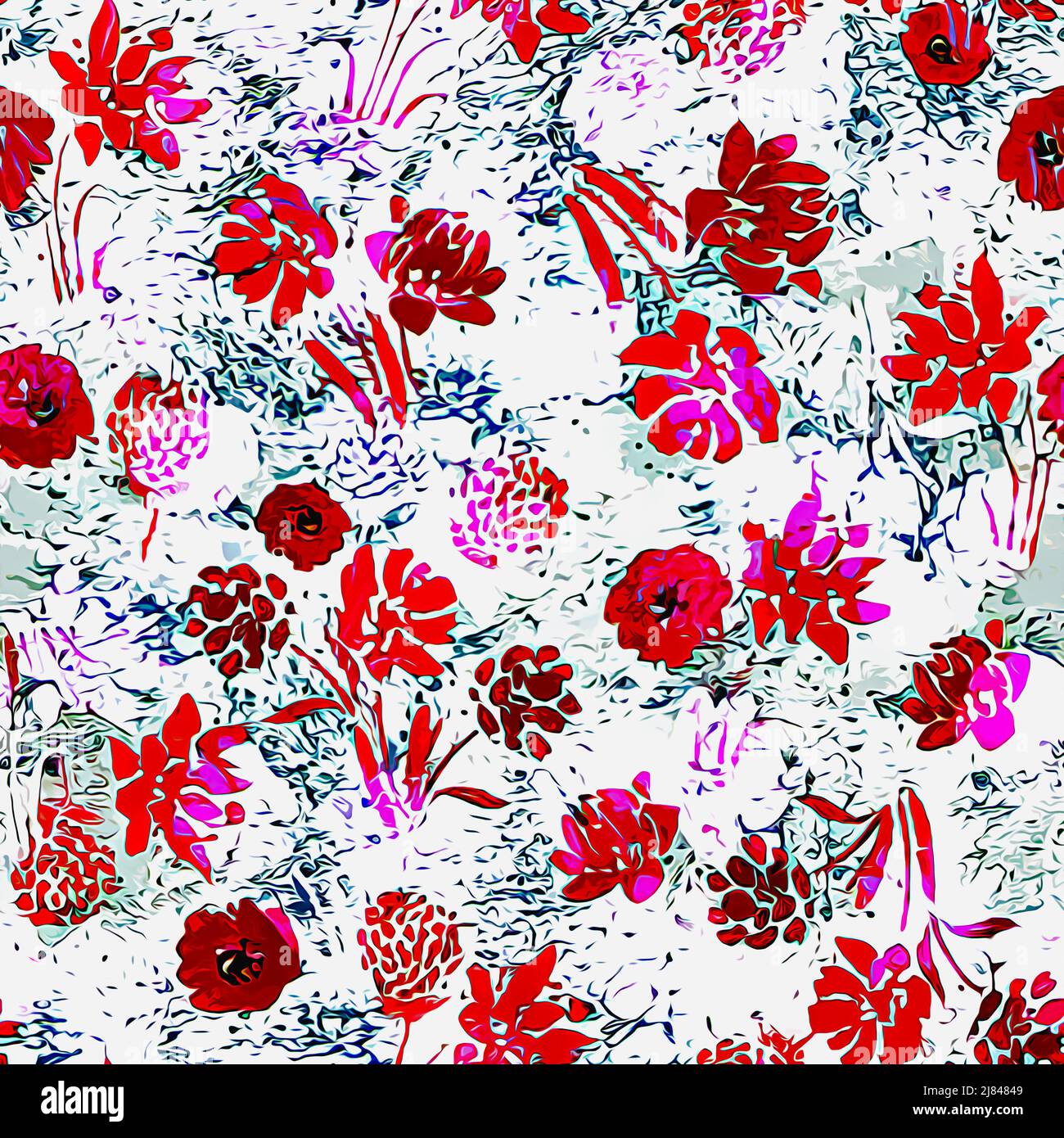 Printed Patterns Textile and wallpaper seamless patterns. A printable digital ...