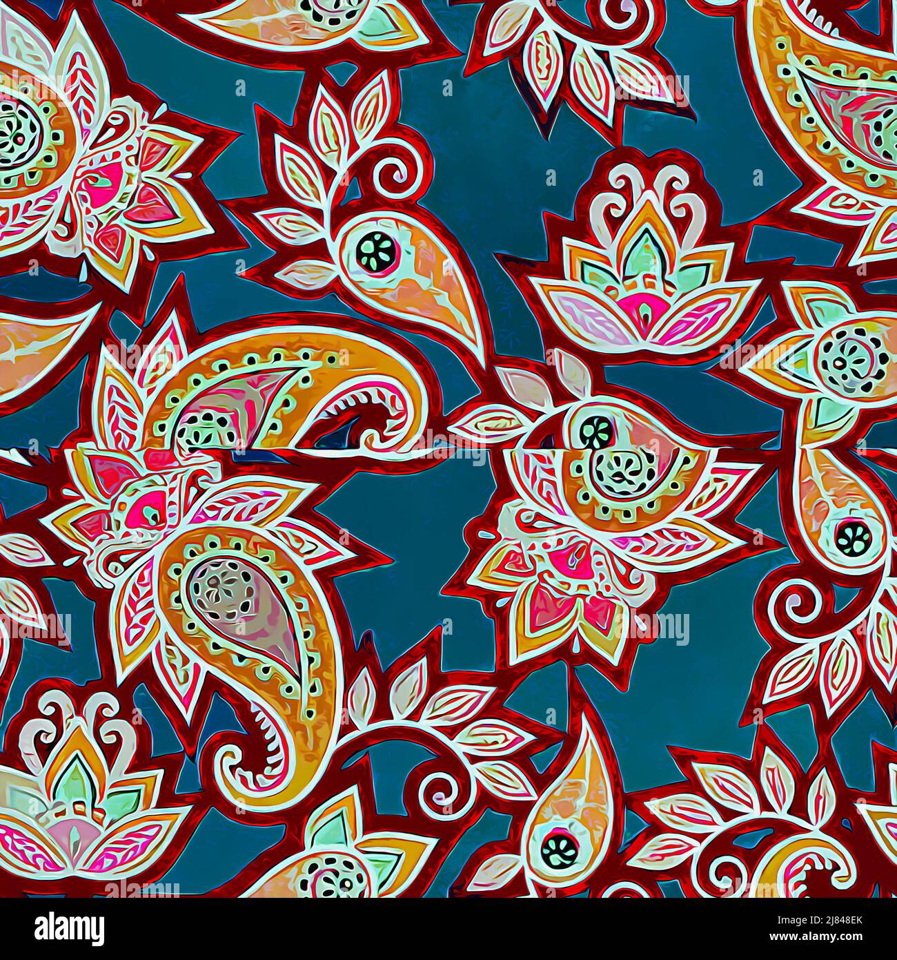 Printed Patterns Textile and wallpaper seamless patterns. A printable digital ...