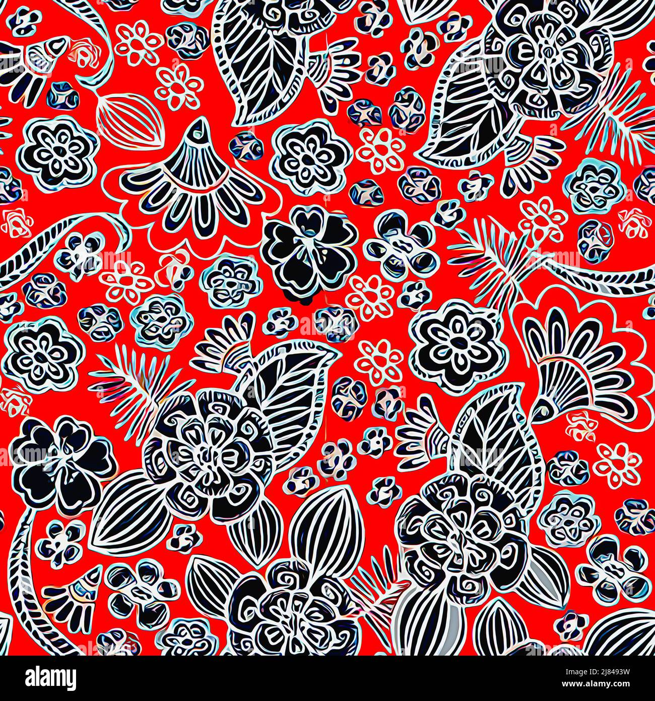 Printed Patterns Textile and wallpaper seamless patterns. A printable digital ...