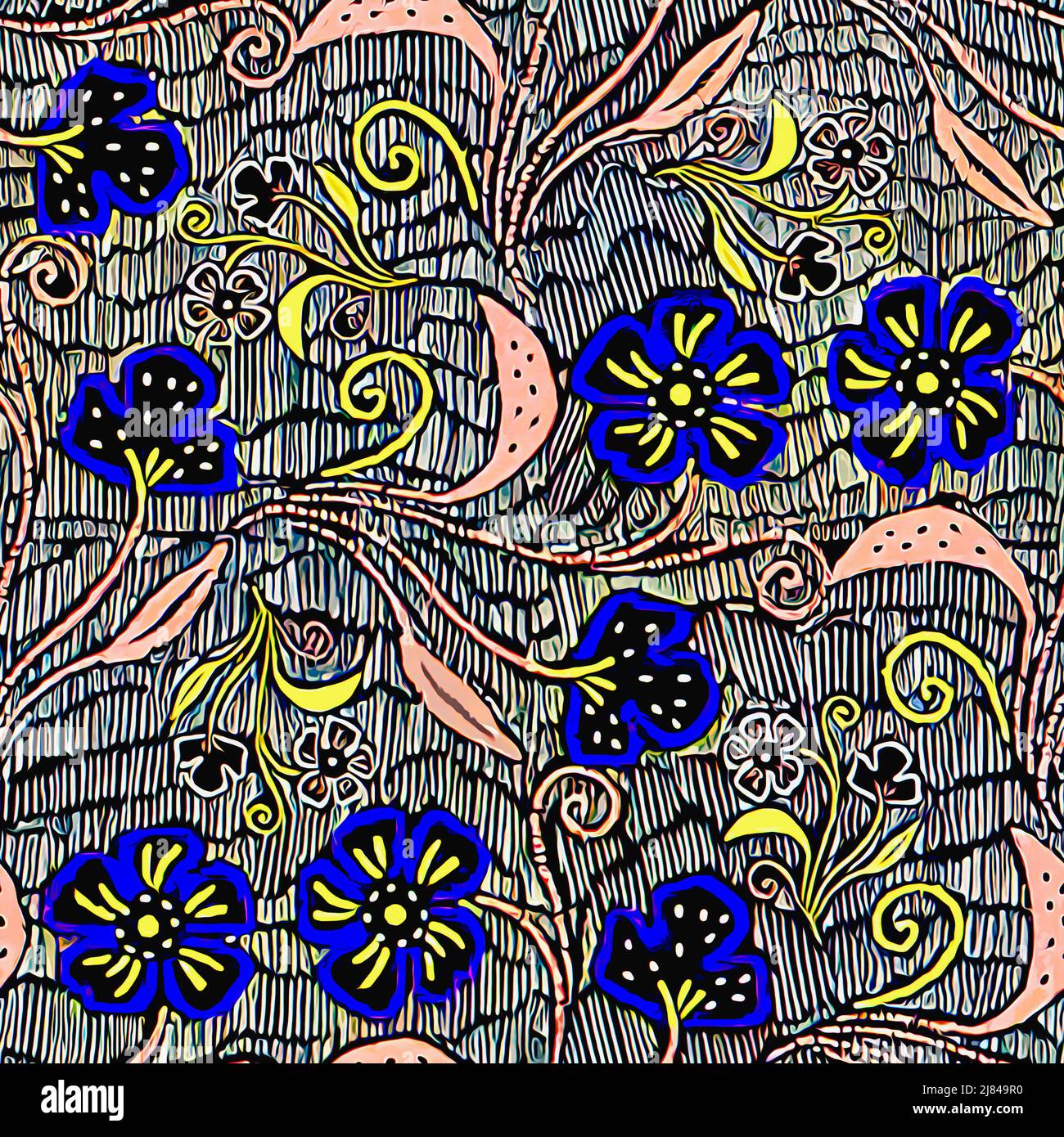 Printed Patterns Textile and wallpaper seamless patterns. A printable digital ...
