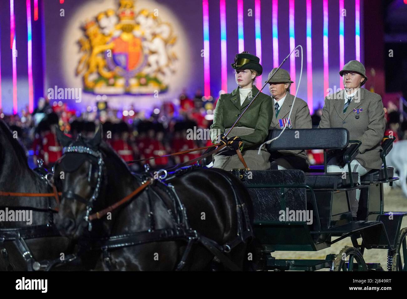 Lady Louise Windsor drives a carriage once belonging to the Duke of
