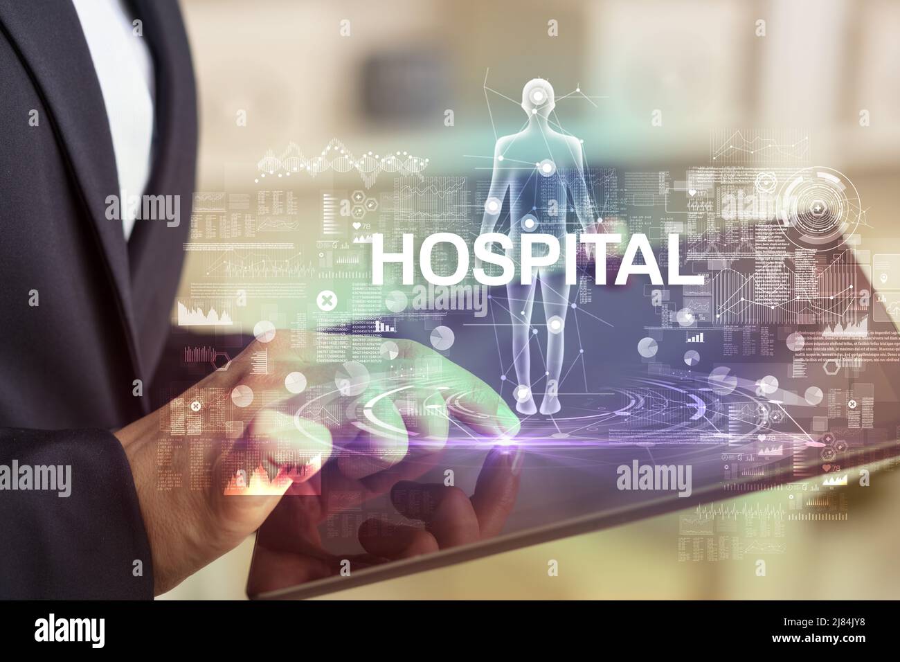 Electronic medical record, tech concept Stock Photo Alamy