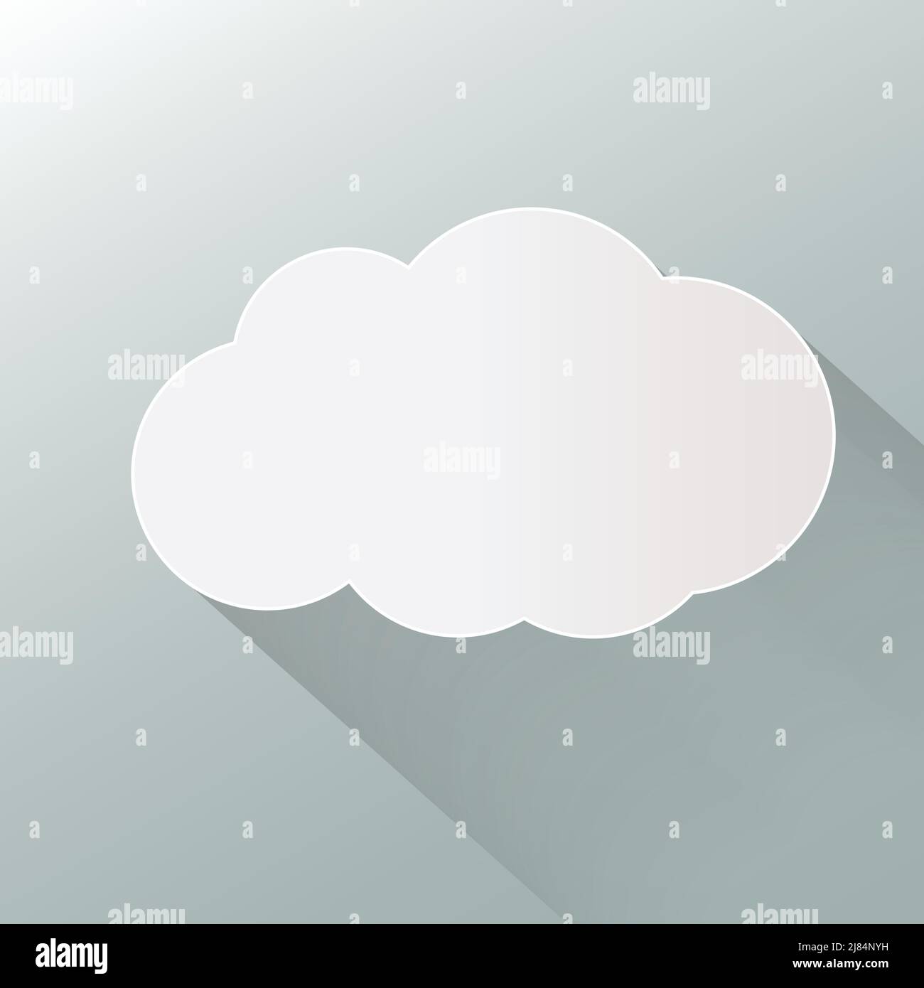 cloud icon isolated on background. Cloud flat illustration vector. eps10 format. Stock Vector