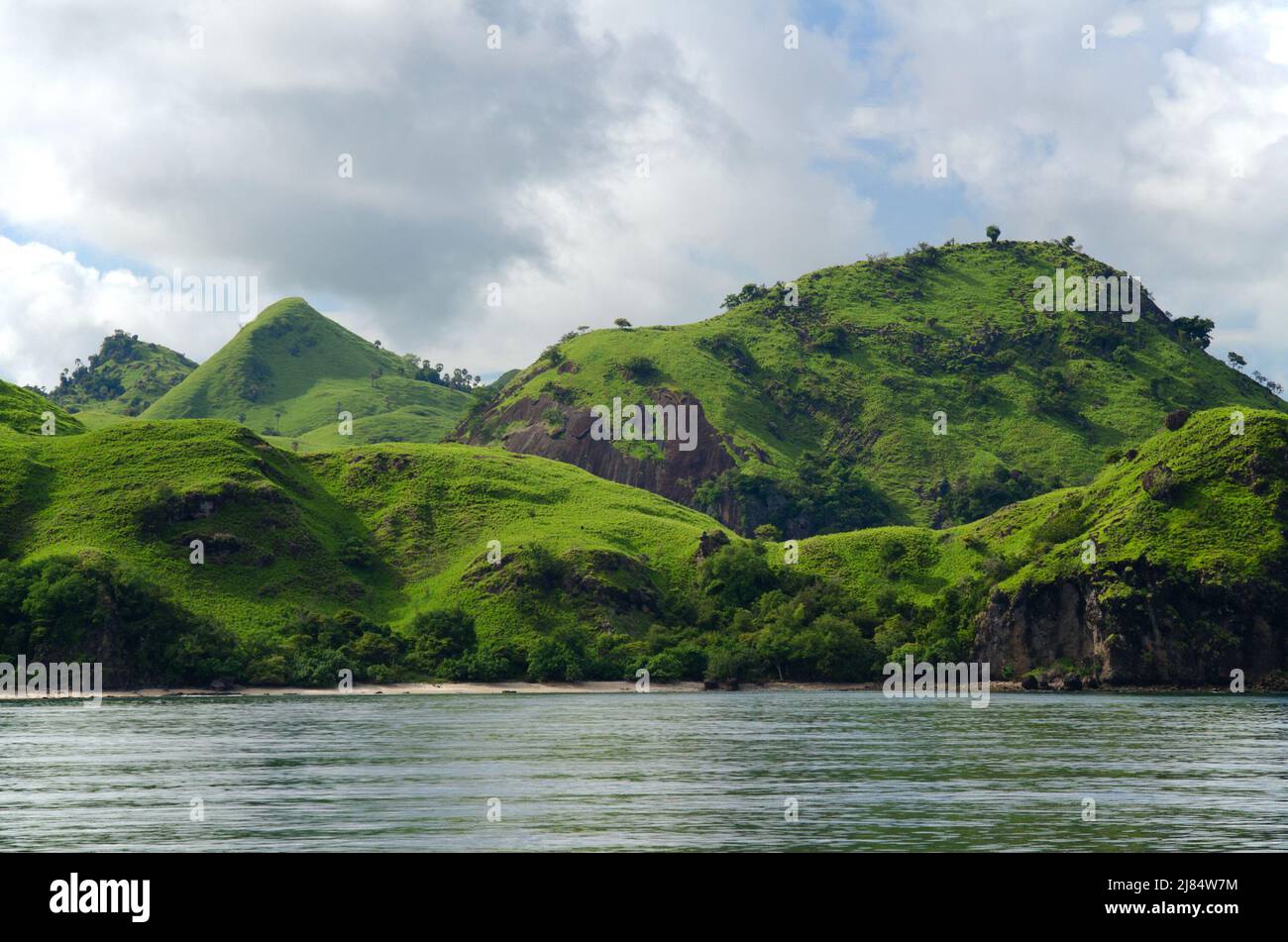 Green hills with thick green tropical vegetation Stock Photo - Alamy