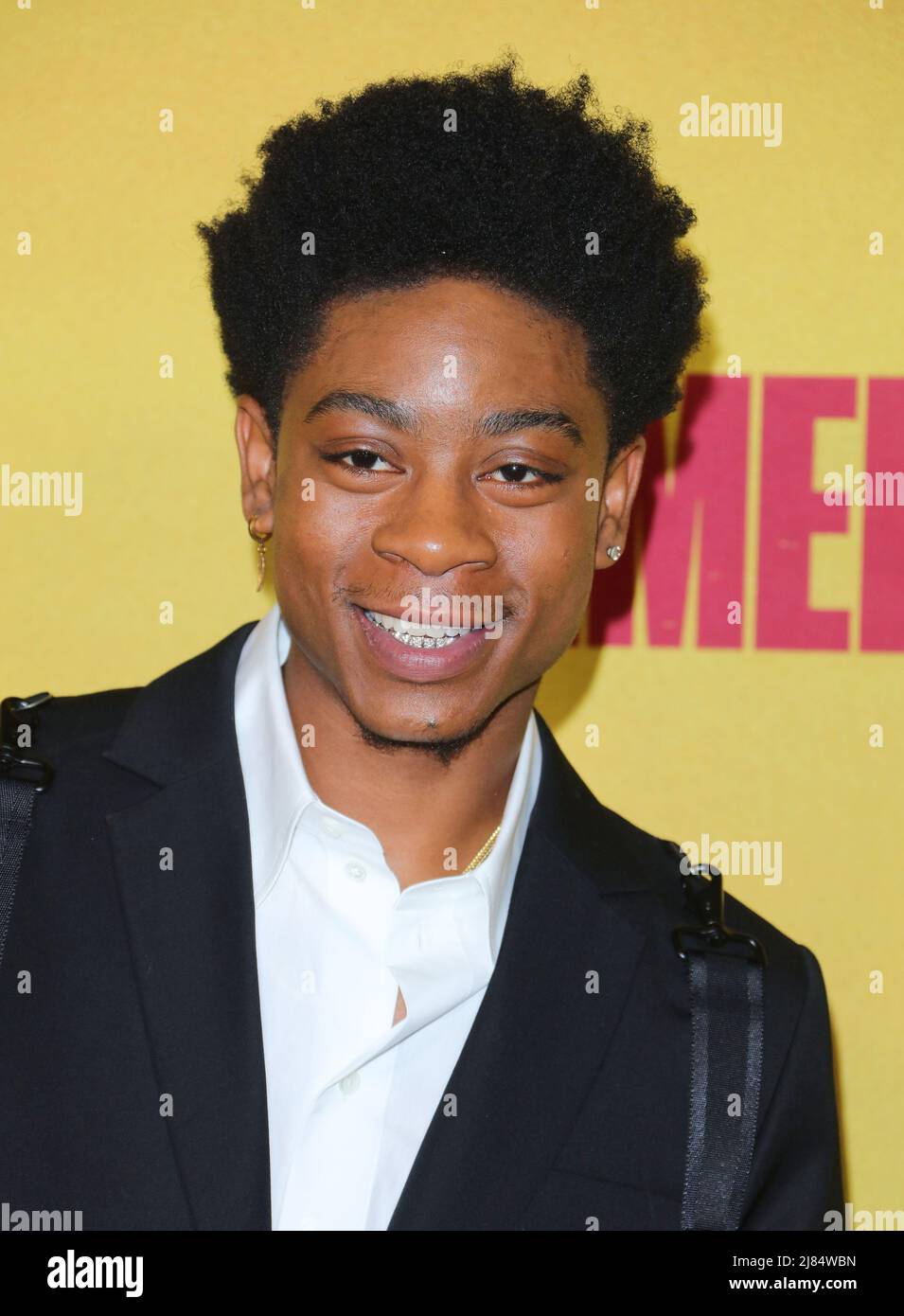RJ Cyler arrives at The Los Angeles Premiere of Amazon Studios film