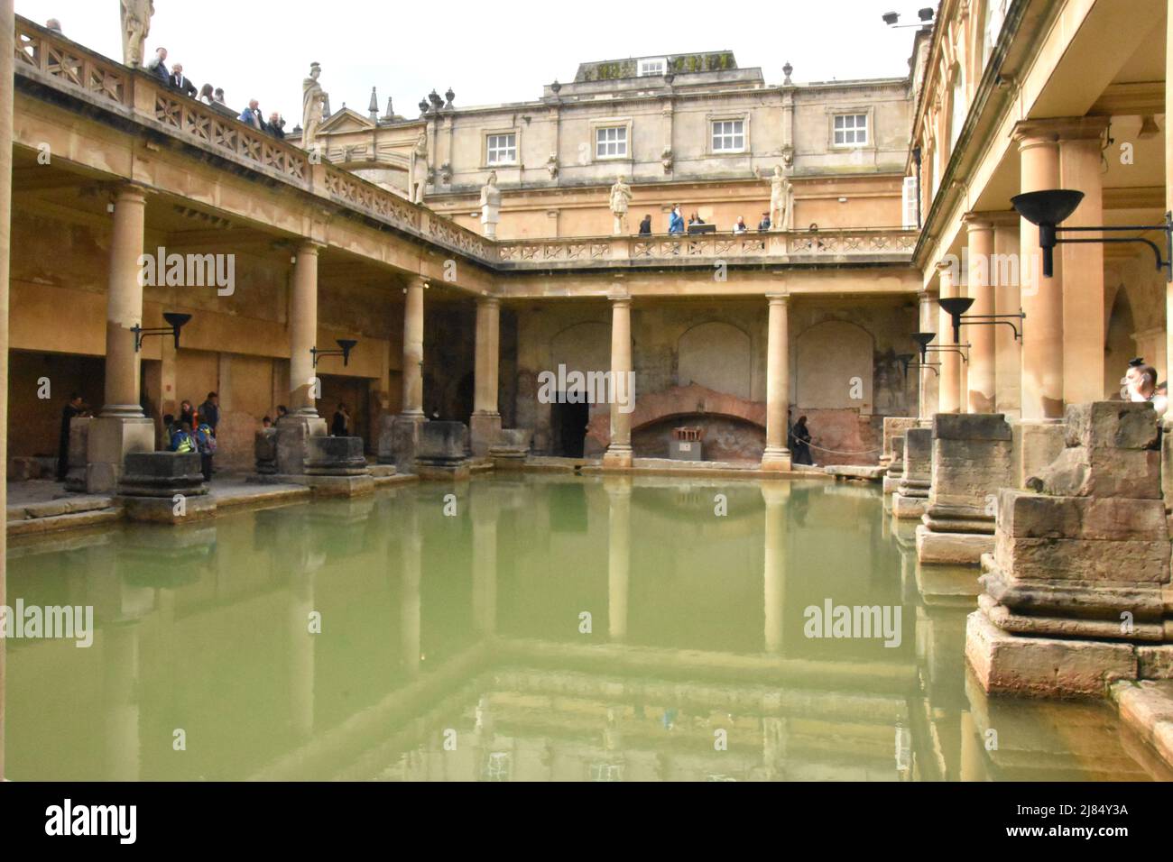 The Great Bath, Roman Baths, Bath, England Stock Photo Alamy