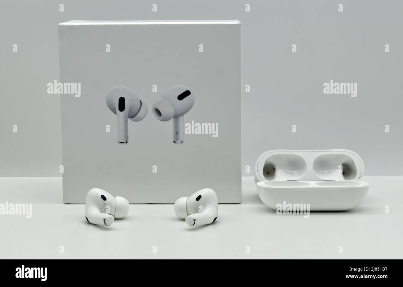 Air Pods Pro developed by Apple Inc Stock Photo - Alamy