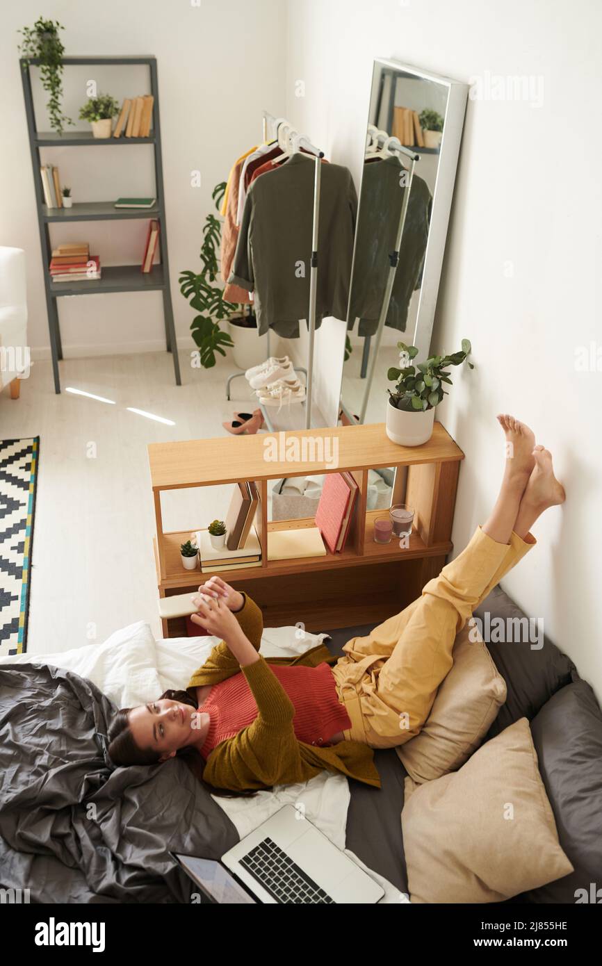 Business woman resting feet on hi-res stock photography and images - Alamy