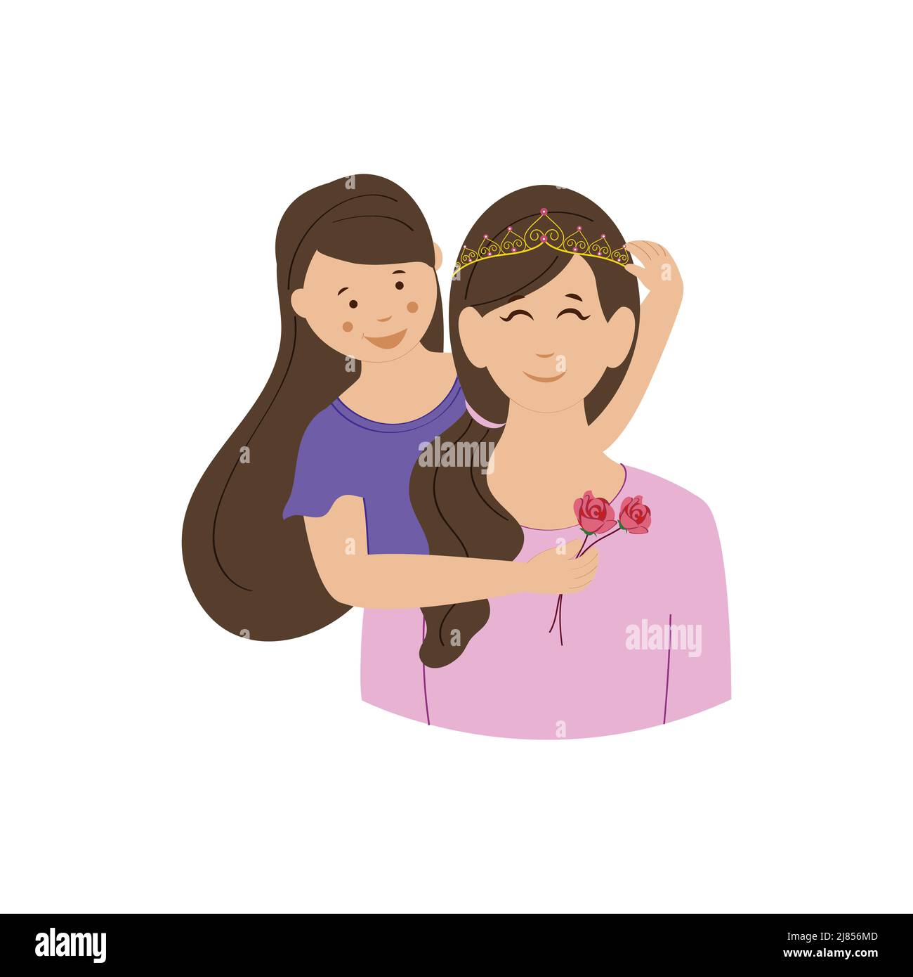 Giving rose Stock Vector Images - Alamy