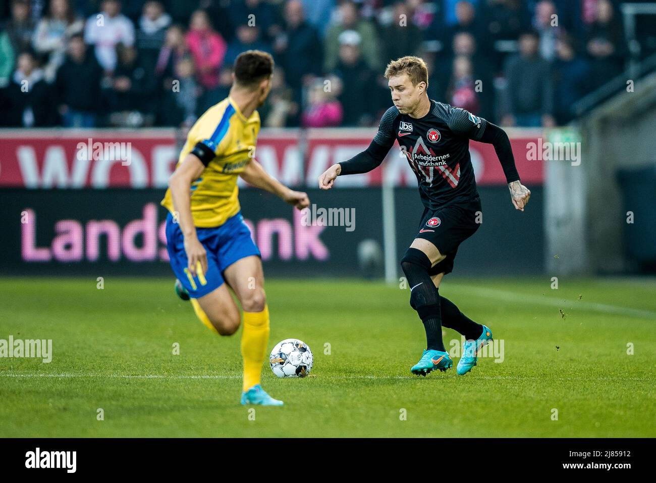 Herning, Denmark. 12th May, 2022. Charles (35) of FC Midtjylland seen during the 3F Superliga match between FC Midtjylland and Broendby IF at MCH Arena in Herning. (Photo Credit: Gonzales Photo/Alamy Live News Stock Photo