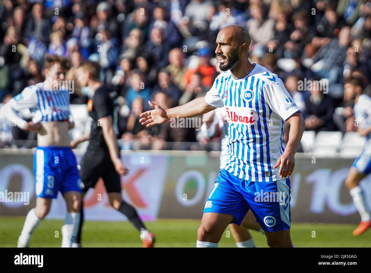 Odense, Denmark. 12th May, 2022. Issam Jebali (7) of OB seen during the