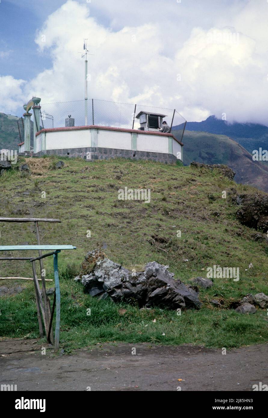 Weather station, Baños de Agua Santa, Ecuador, Tungurahua Province