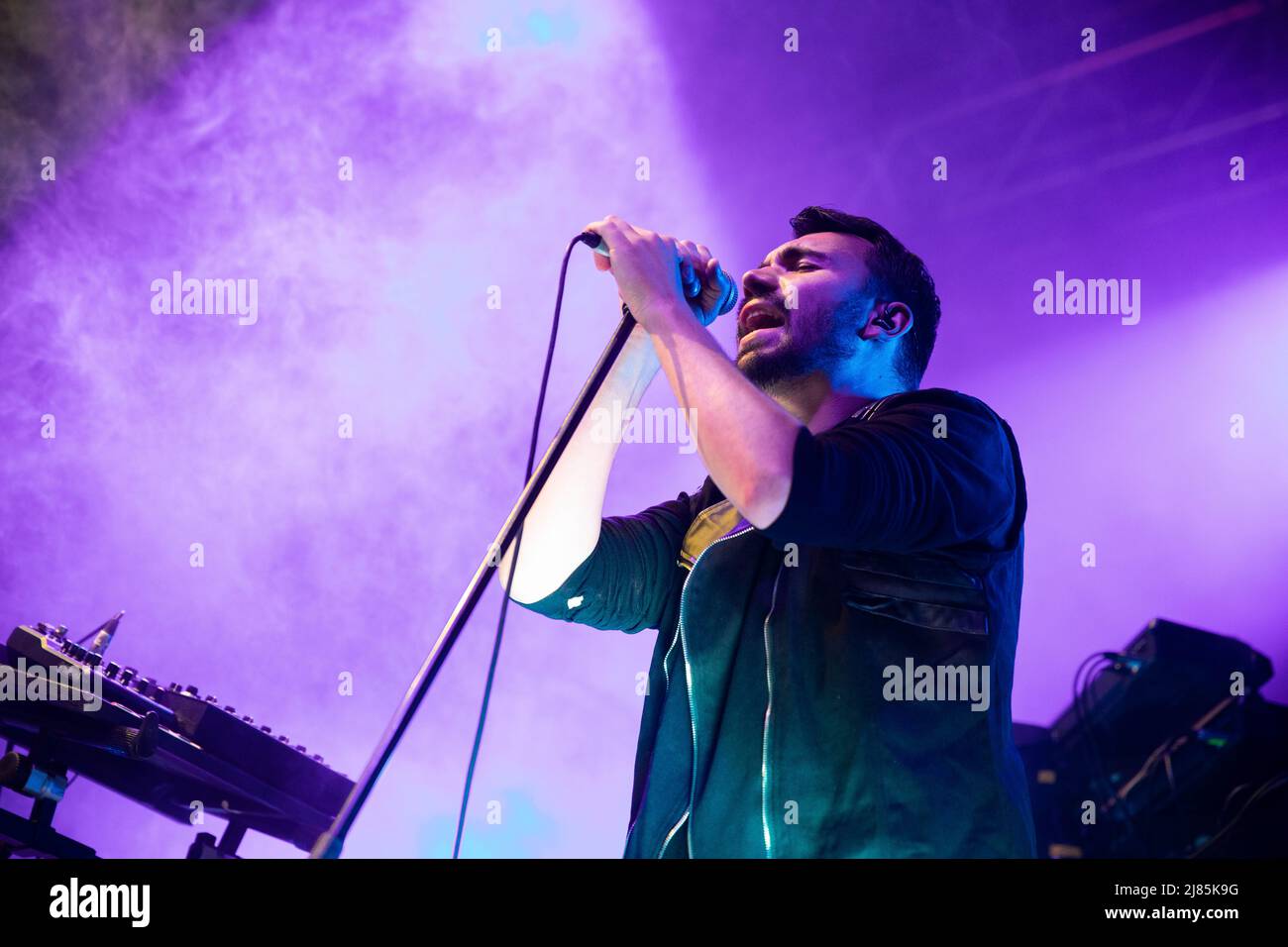 Leeds, UK. 12th May, 2022. Divine Shade performs at The O2 Academy supporting Gary Numan on his UK tour. Credit: Gary Stafford/Alamy Live News Stock Photo