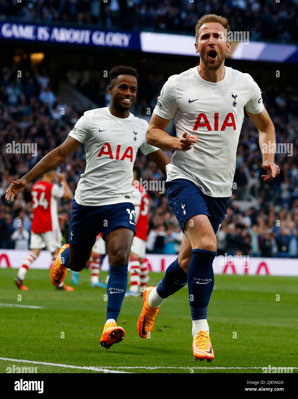 LONDON England MAY 12 Tottenham Hotspur s Harry Kane Celebrates His london-england-may-12-tottenham-hotspur-s-harry-kane-celebrates-his