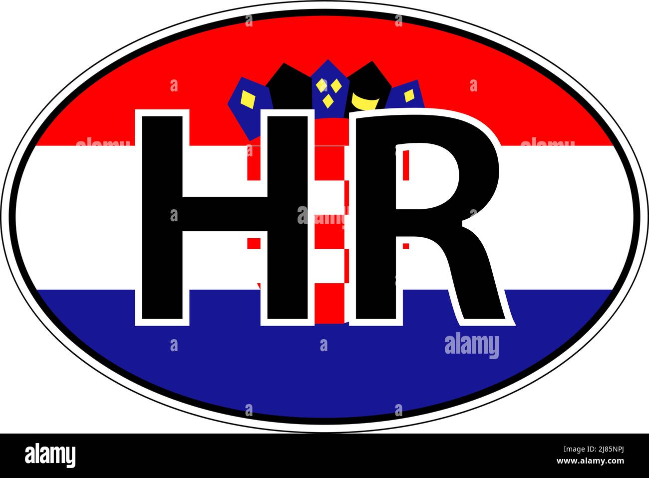 Croatian license plate hi-res stock photography and images - Alamy