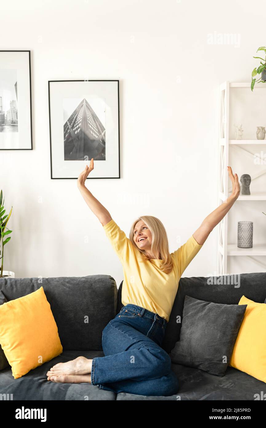 Charming mature woman hi-res stock photography and images - Alamy