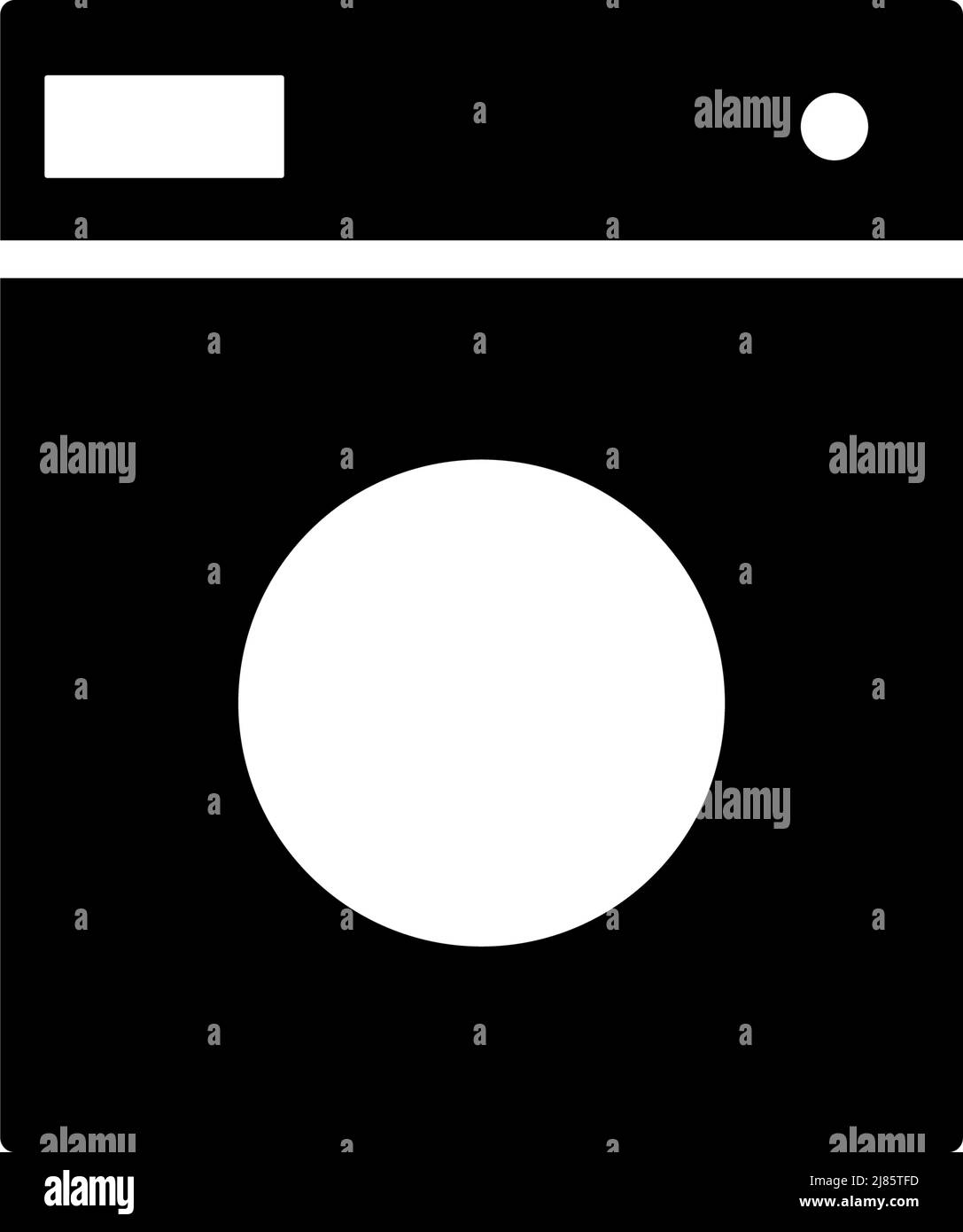 Rectangle button icon Washer. Button banner Rectangle badge interface ...