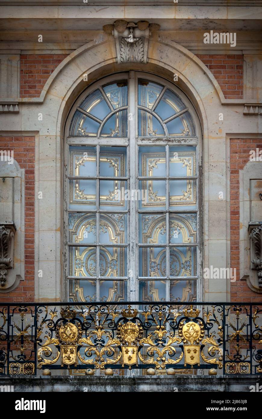 Balcony of Versailles palace Stock Photo - Alamy