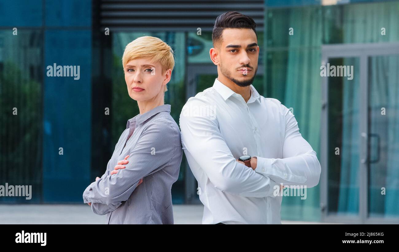 Two confident hi-res stock photography and images - Alamy