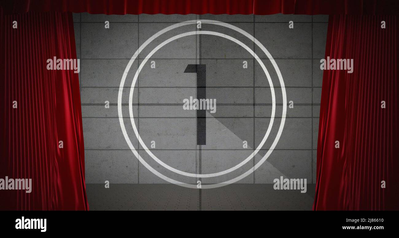 Animated countdown image 4k Stock Photo - Alamy