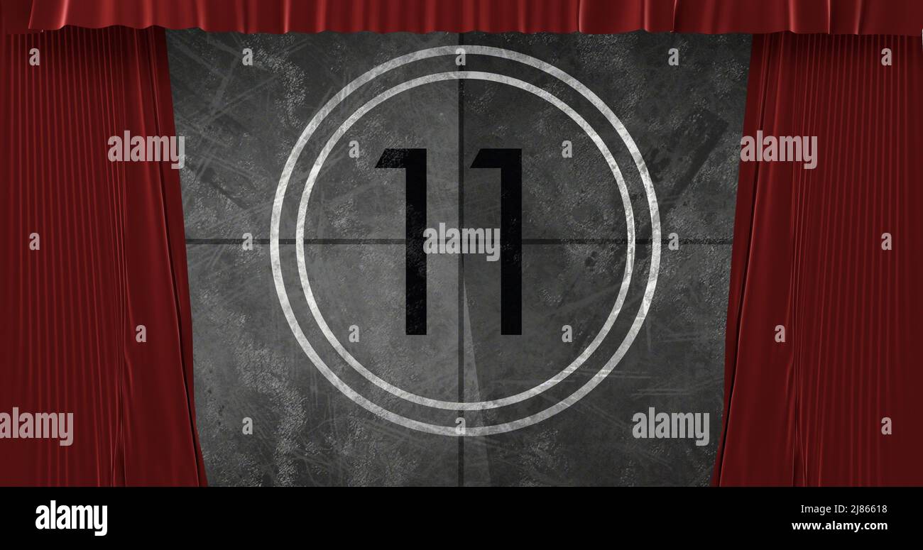 Animated countdown image 4k Stock Photo - Alamy