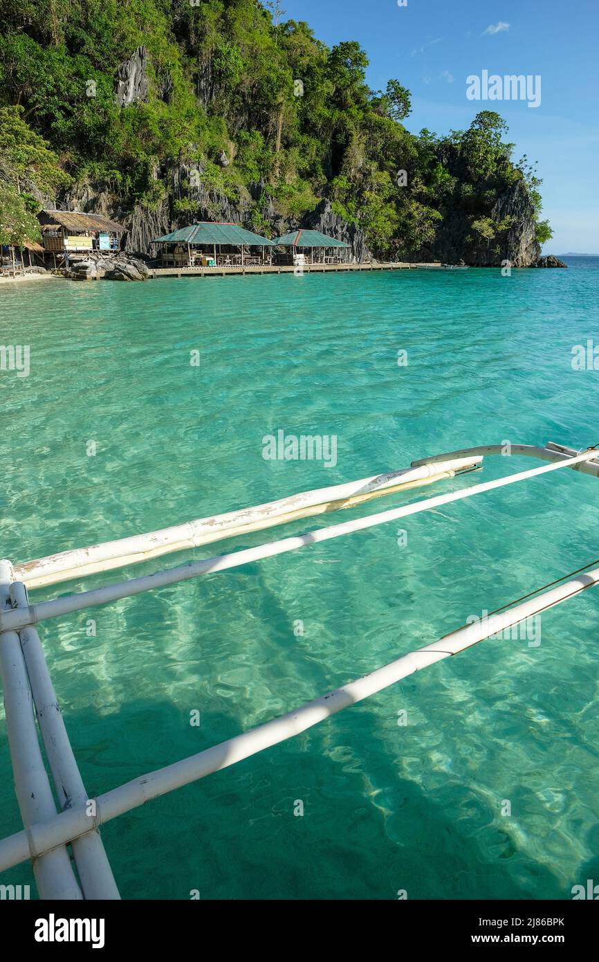Coron, Philippines May 2022 Island hopping in Coron on May 9, 2022 in Palawan, Philippines