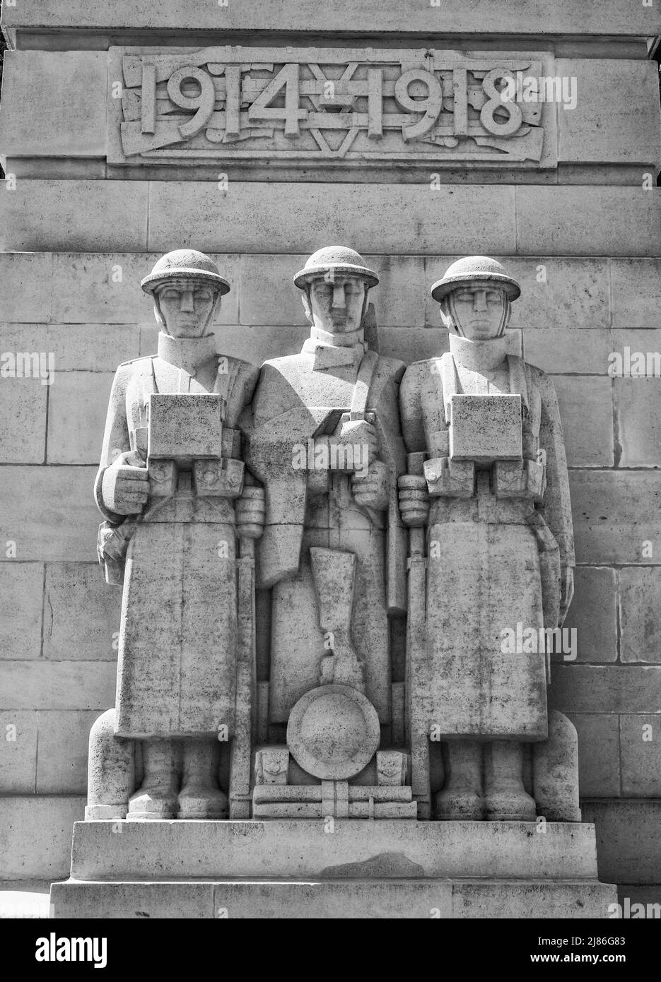 This is the CWGC WWI Soissons Memorial in the French town of Soissons