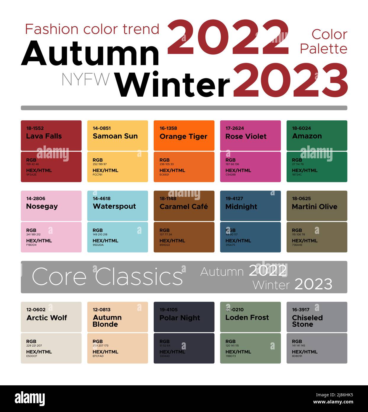 Autumn winter 2023 presentation Stock Vector Images Alamy