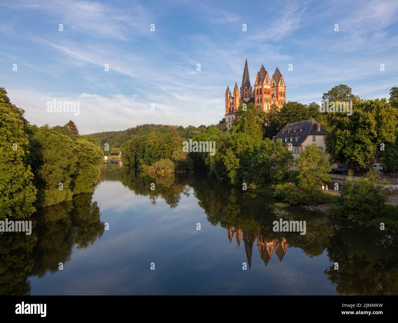 Limburg an der Lahn, Dom, Westfassade - Stock Image