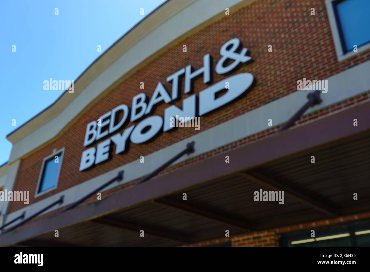 Exton, PA, USA May 10, 2022 Bed Bath & Beyond is a chain of merchandise retail stores selling