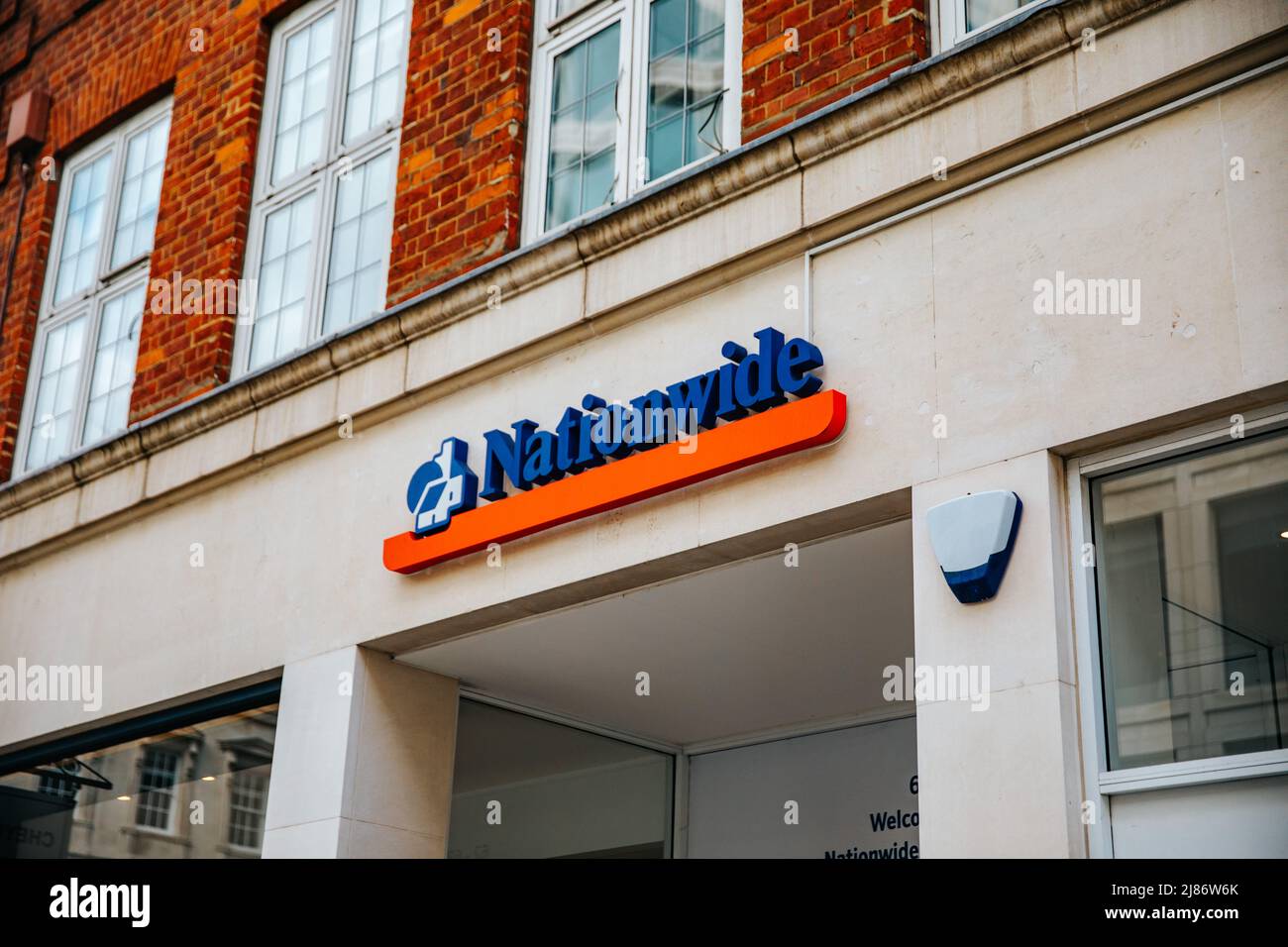 Nationwide Building Society Branch, London Stock Photo