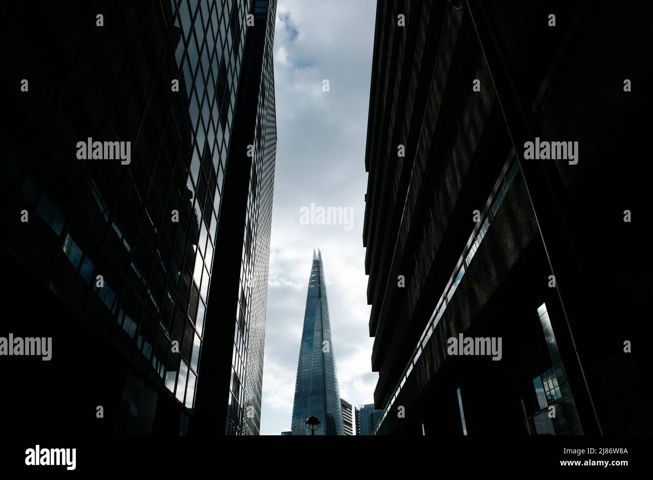 View towards The Shard, London Stock Photo