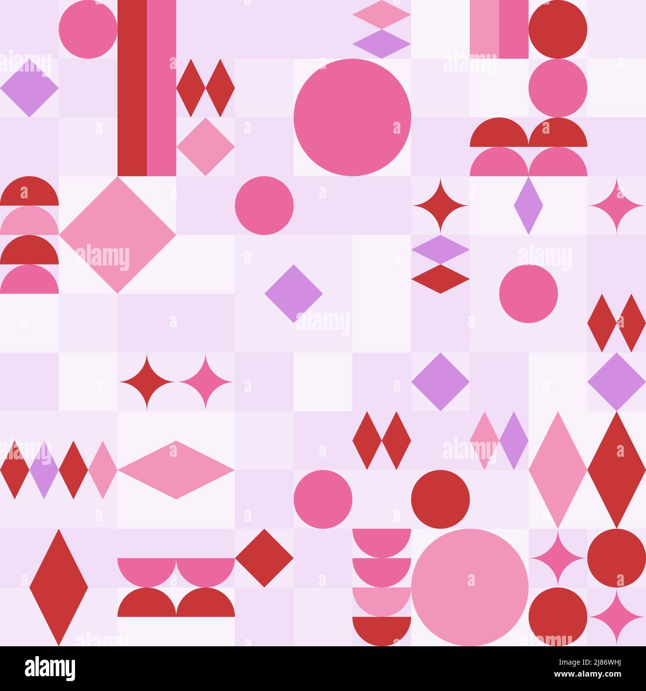 Geometric patchwork pattern. Seamless abstract shapes texture. Vector ...