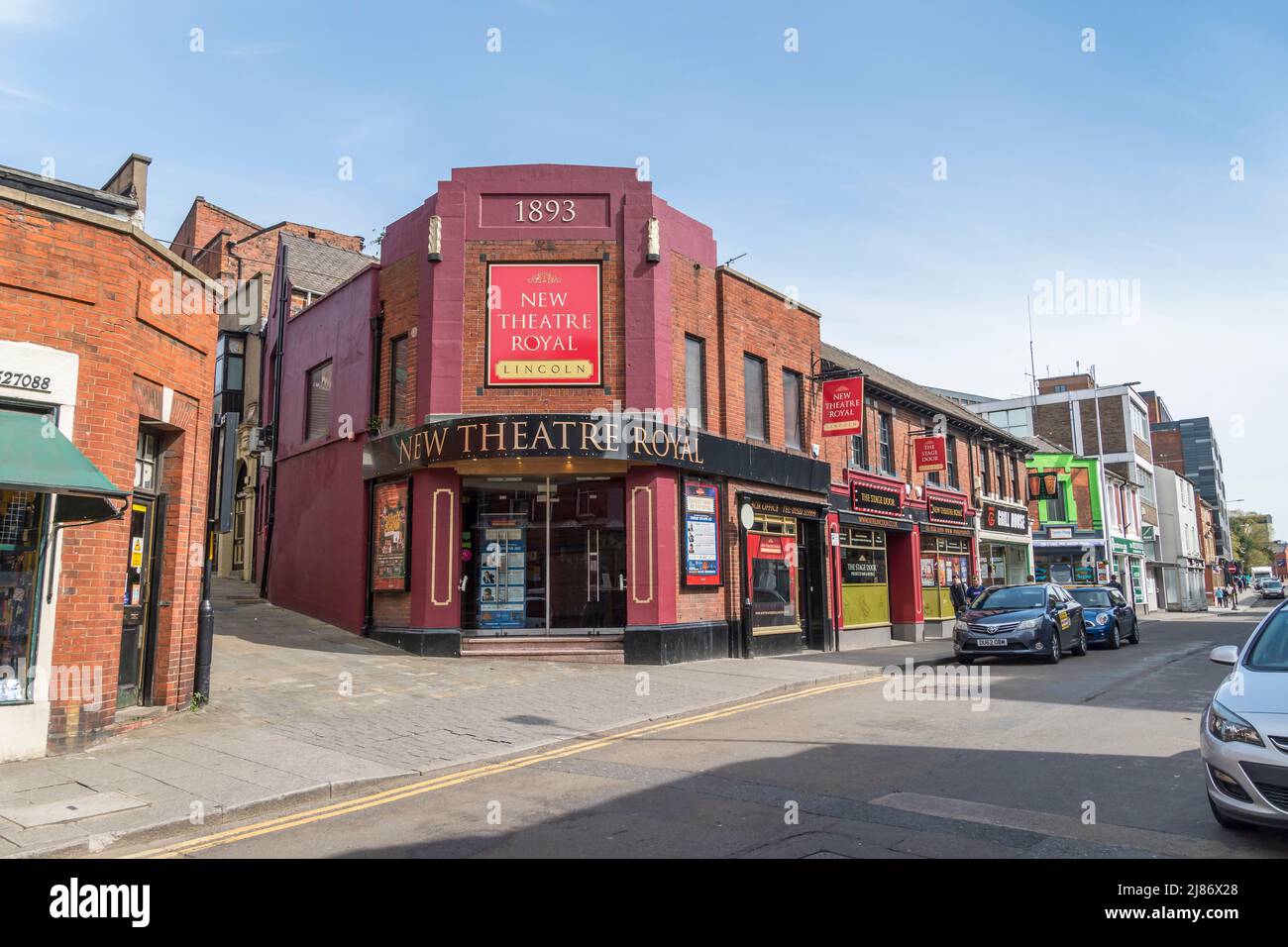 New Theatre Royal Lincoln Clasketgate Low town Lincoln city 2022 Stock Photo