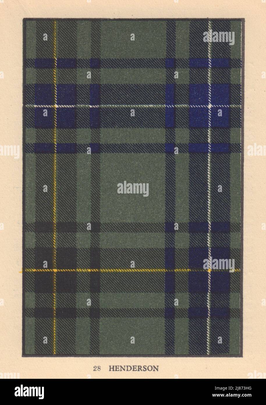 Henderson Modern Tartan Crest T-shirt main image 1