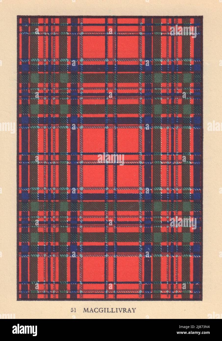 MacGillivray Modern Tartan Crest Tablecloth