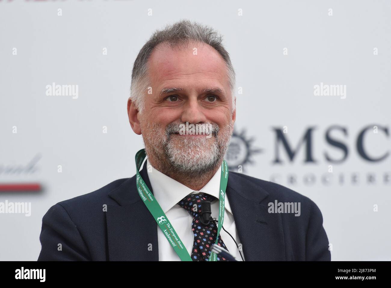 Sorrento, Italy. 13 May, 2022. Massimo Garavaglia Italian Minister of Tourism at the 1st edition of ”Verso Sud” organized by the European House - Ambrosetti in Sorrento, Naples Italy on 13 May 2022. Credit:Franco Romano/Alamy Live News Stock Photo