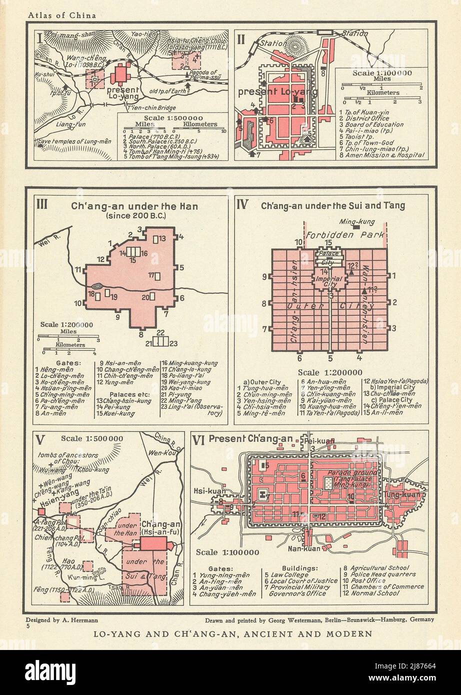 Ancient Chang An Map