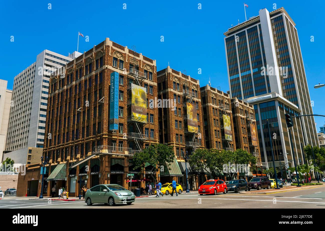 Downtown San Diego on a summer day Stock Photo