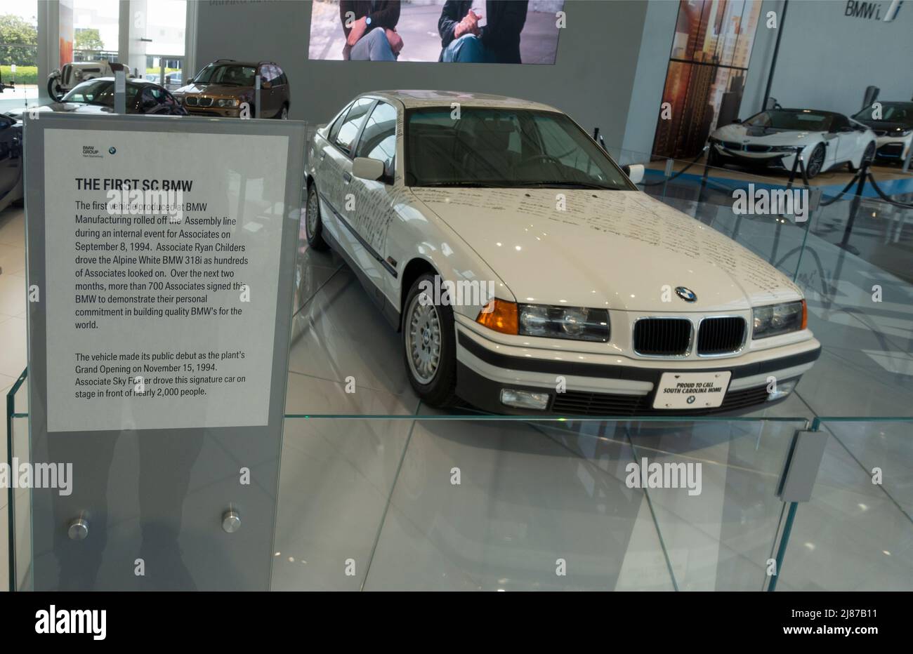 BMW Zentrum Museum in Greer South Carolina Stock Photo
