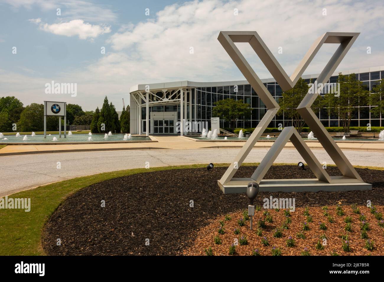 BMW Zentrum Museum in Greer South Carolina Stock Photo