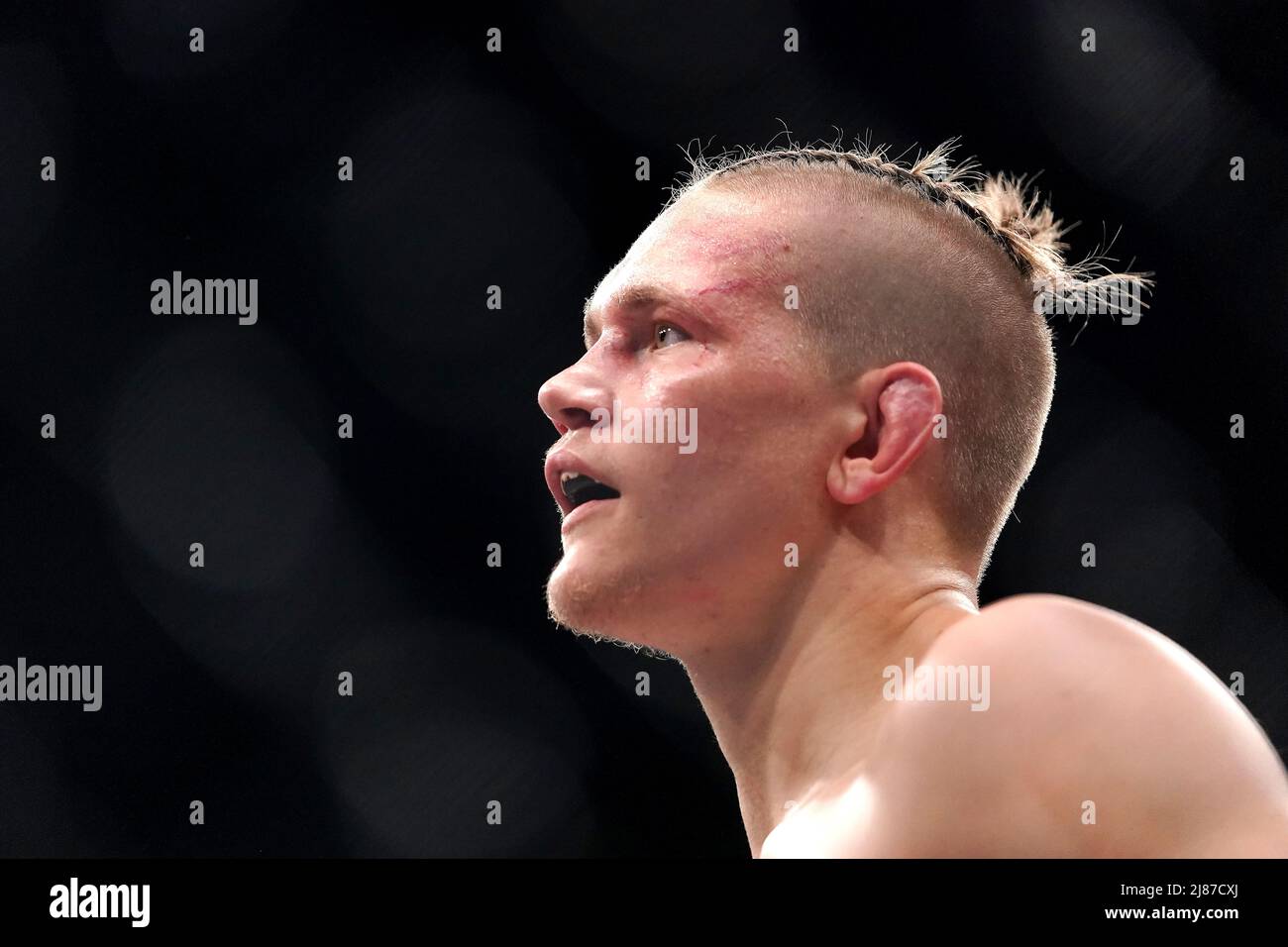 Oliver Enkamp after defeating Mark Lemminger during the welterweights